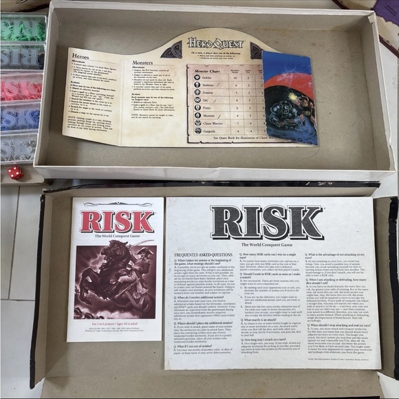 Vintage RISK Board Game by Parker Brothers - The World Conquest Game -1993 - Picture 4 of 9